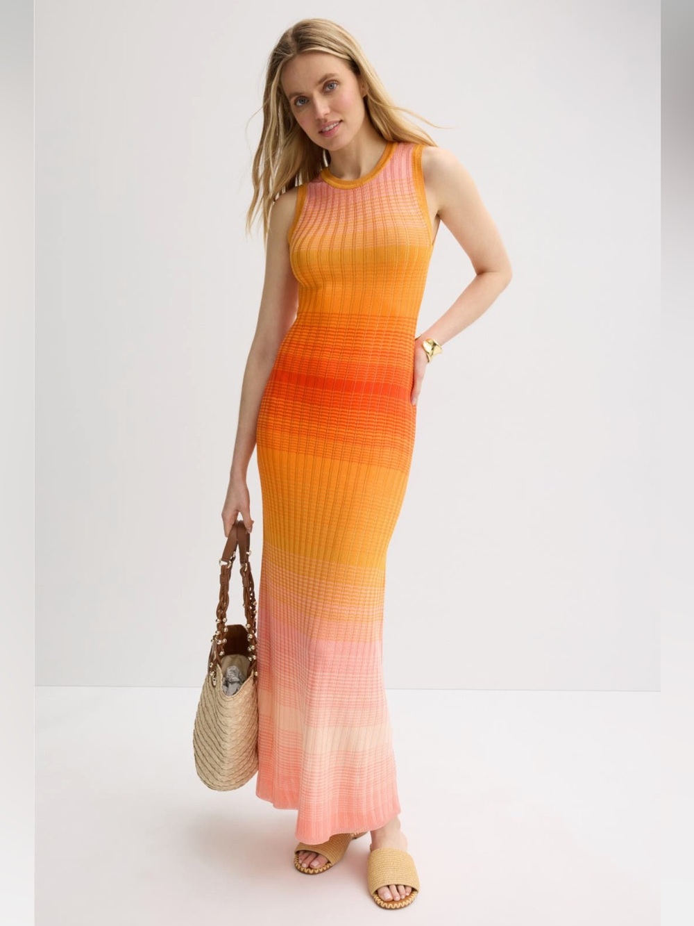 Maje Tie-Dye Knit Maxi NWOT